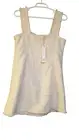NWT House Of Harlow 1960 Cream Multi Tweed Side Zip Lined Mini Dress Size Small