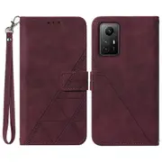 YB Imprinting Series-1 for Xiaomi Redmi Note 12S 4G Imprinted Phone Wallet Case Stand Cover