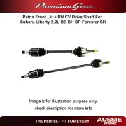 Pair x Front LH + RH CV Drive Shaft For Subaru Liberty 2.2L BE BH BP Forester SH (for: Subaru)