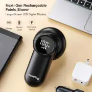 Rechargeable Fabric shaver Lint Remover with Digital Display 3-speed adjustable