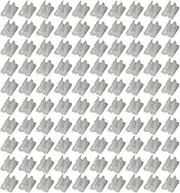 100 Pcs Neon Light Clips, Neon LED Strip Mounting Fixing Clips Holder for Office Home Fairy Light Decoration (for 5-6mm Light)