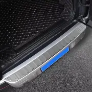 for Land Rover Defender 2020-2025 Silver Rear Outer Bumper Guard Protector Cover (for: Land Rover)