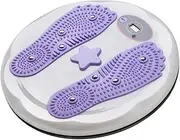 Abaodam 1Pc Twisting Waist Disc Fitness Equipment for Home Use Non Slip Turning Plate for Core Strength and Stability Stylish Violet Design