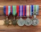 Replica Medals, 39-45 Star, Pacific, War, ASM 45-75 PNG, WWII full size ANZAC
