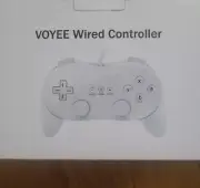 Voyee Classic Pro Controller for Nintendo Wii, White (2 Pack)