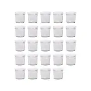 Argon Tableware Glass Jam Jars - 110ml - Pack of 24