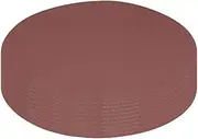 10Pcs 7 Inch Hook and Loop Sanding Disc 800 Grits Flocking Sandpaper for Random Orbit Sander Brown