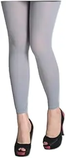 [Amaryllis] Women's Footless Grey Colour 80 Denier Opaque Pantyhose Stockings Hosiery Tights