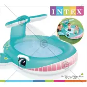 Intex Whale Spray Pool Water Fun Inflated Pool Sports Outdoor Play Kids Toys