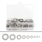 304 Stainless Steel Flat Washers 600pcs Assortment Kit for DIY & Repair