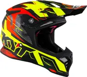 KYT Skyhawk Digger Motocross Helmet, yellow-orange, Size S for Men Yellow Orange