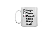 Grindstore Mentally Dating Henry Cavill Mug (White) (One Size)
