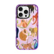 iPhone 16 Pro Impact Case MagSafe Compatible Jungle monkeys