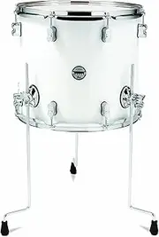 Pacific Drums PDCM1416TTPW 14 x 16 Inches Floor Tom with Chrome Hardware - Pearlescent White