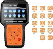 [FOXWELL] NT650 OBD2 Automotive Scanner ABS Airbag SAS EPB DPF Oil Service Reset Functions Car Diagnostic Tool Update Online