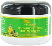 J'Organic Solutions Moisturelicious Curls Defining Pudding (for all hair type with Shea & Avocado Butter & more)