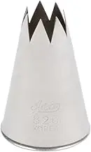 Ateco 826 - Open Star Pastry Tip 1.3cm Opening Diameter- Stainless Steel