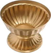Totority Vintage Metal Vase for Flowers Rustic Tabletop Flower Arrangement Container Design for Home Decor and Centerpiece Display