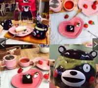 在飛比找Yahoo!奇摩拍賣優惠-日本 熊本熊正版授權 可愛超萌熊頭 造型 馬克杯 生日禮物 