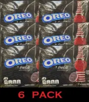 OREO Coca-Cola Cookies With Popping Candy Limited Edition 10.68 oz New - 6 PACK