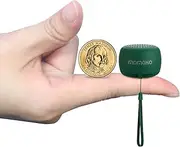 [MOMOHO] Mini Bluetooth Speaker with Camera Remote Control For Smartphones, TWS Pairing Stereo Bluetooth Speaker, Portable Bluetooth Speaker Wireless(Mini Round, Green)