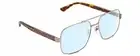 Gucci GG0529S Unisex Blue Light Blocking Glasses Ruthenium Silver Tortoise 60 mm