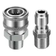 Adapter Kit Pressure Washer Adapter 3/8’’ 5000 PSI Male Quick Connector