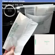 10PC Disposable PP Car Trash Bag Vomit Rubbish Garbage Bag Storage Self Adhesive