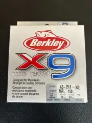 Berkley X9 Braided Fishing Line Crystal - 65Lb Test / 164 Yards - Brand NEW