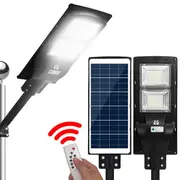 LED Solar Street Flood Light Motion Sensor Remote Outdoor Garden Lamp Lights 120W
