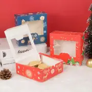 Christmas Cookie Box Party Treat Box Biscuit Packaging Boxes Baking Box ☆