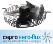 630MM 1PHASE 6-POLE AXIAL FAN + GRILL SUCTION CAPRO AERO FLUX 6E630 240V 830RPM
