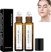 Eclipseecho Oil and Frankincense Eye Roller, Rollerball Oil and Frankincense,Anti-Wrinkle Eye Roller Serum, Eye Rollerball Applicator, Bags Under Eyes, Frankincense Under Eye Reduces Fine Lines (2pcs)