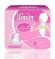 Ultra-Thin Super Absorbent Period Light Incontinence Sanitary Pads Wings 14Pk