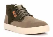 DIESEL Y01254 PR047 H5892 E-LAARCKEN MID Mn's (M) Olive Suede Mid-Top Shoes