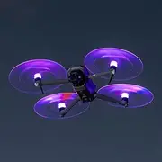 Rechargeable LED Light Flash Foldable Quick-Release Propellers for DJI AIR 3, 2 Pair