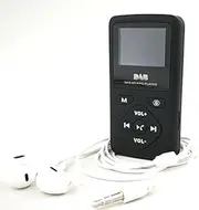 Pocket Sized Digital Radio, Baceyong Personal FM Stereo Radio with Earphone MP3 Bluetooth Hands-Free Calling 4.0 32G, Black Lightweight Compact DAB/DAB 87.5-108MHz