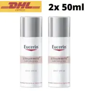 EUCERIN UltraWhite Spotless Whitening Day Cream SPF30 & Reduce Dark Spot 50ml x2