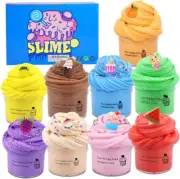 9 Pack Slime Kit Mini Cloud Slime Kit Soft and Non-Sticky Fluffy Slime Toy fo...