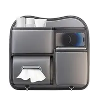 Trash Organizer for Car | Multipurpose Rubbish Bin for Automobile,Car Interior Accessories with Tissue Holder, Portable Garbage Organizer for Drinks