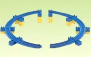 TAKARA TOMY Plarail R-18 Curved Hill Rail Japan NEW