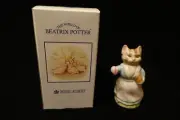 Beatrix Potter, Tabitha Twitchit Figurine, Royal Albert, New in Box 1989