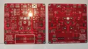 Custom BA3 Cascode Gain Board/PreAmp Zero Negative Feedback 2 blank PCBs RED