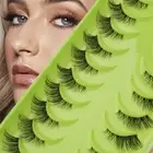 3D Wispy False Eyelashes Natural Look Cat Eye Lashes Makeup Eyelash Extension