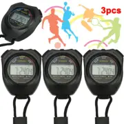 Waterproof Digital LCD Stopwatch Sports Counter Chronograph Timer Odometer Watch