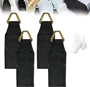 Ez Bed Anchor 2pk – Heavy-Duty No-Drill Anchors for Trucks, Ez Bed Anchor Straps, Protects Tailgate & Bed, No Drill Straps for Pickups, Fits All Pickups (4PCS)