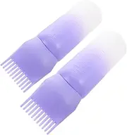 Mikinona Hair Bottle Applicator Set Scalp Oil Applicator Smearing Tool for Hair Oiling Dye Brush for Professional Styling