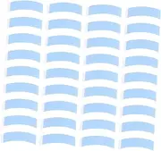 Healvian 36pcs Wig Double Sided Tape Body Tape Front Adhesive Waterproof Tape White Tape Masking Wig Tape Lace Melting Spray Fringe Hair Pins for Women Man Real Glue Blue