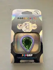PopSockets PopGrip Luxe Phone Grip Stand Swap Top Crystal Tears Be Kind Emerald