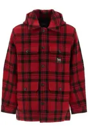 Woolrich Plaid Cruiser Hooded Jacket